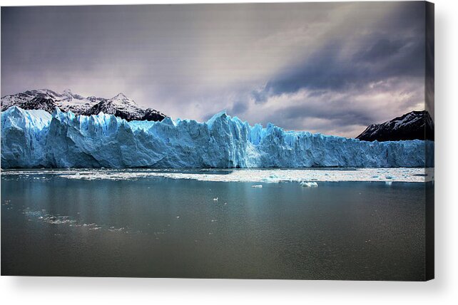  Acrylic Print featuring the photograph Perito Moreno Glacier by Stephen Dennstedt