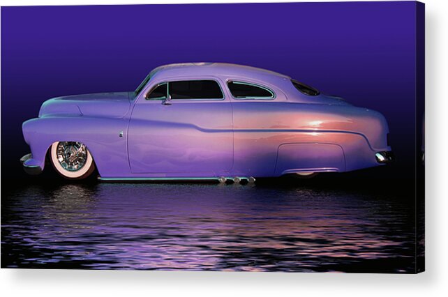 Sled Acrylic Print featuring the photograph Purple Sled by Bill Dutting