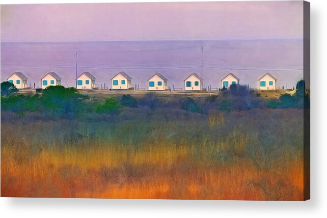 2017; Kate Hannon; Massachusetts; North Truro; Cape Cod; Cape Cod National Seashore; Provincetown; Days Cottages; Cottages; Rainbow; Lgbtq Acrylic Print featuring the photograph Rainbow Days by Kate Hannon