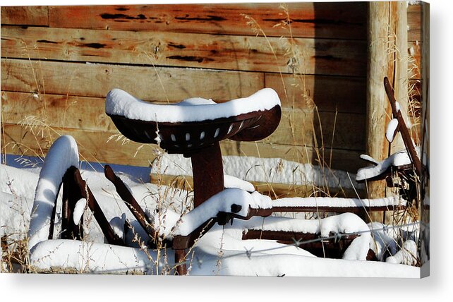 Plow Acrylic Print featuring the photograph Resting Place by Blair Wainman