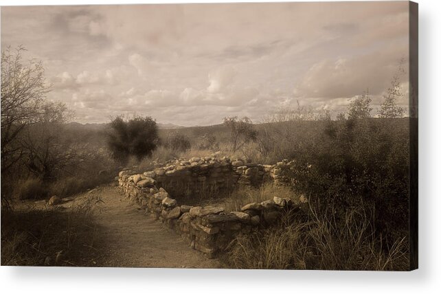 Arizona Acrylic Print featuring the photograph Romero Ruin by Joseph Smith