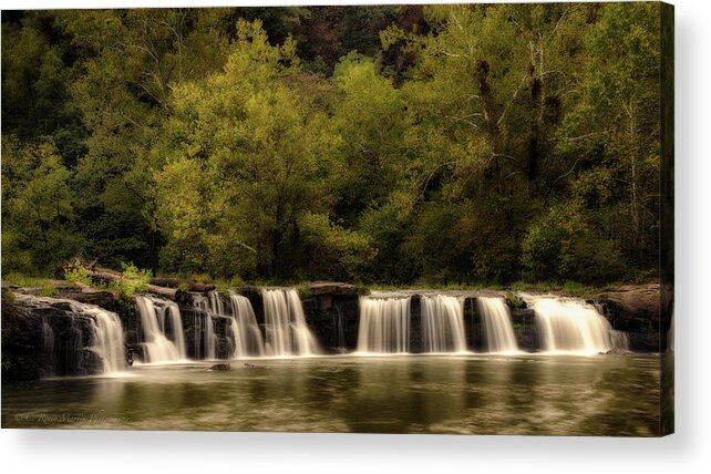  Waterfalls Acrylic Print featuring the photograph Sandstone by C Renee Martin