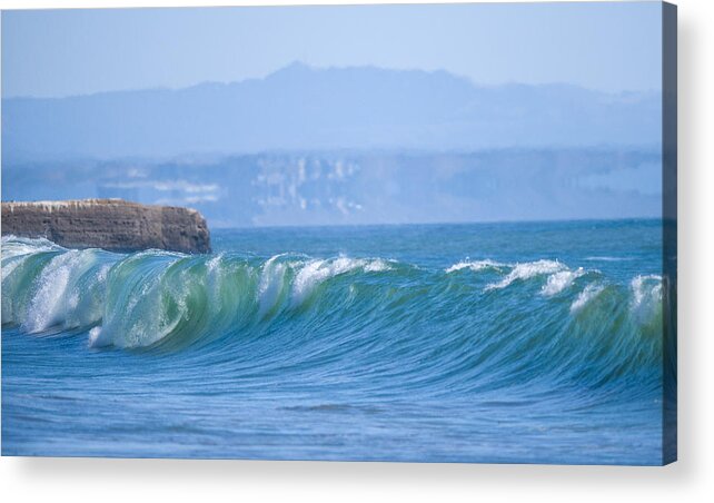 Richard Kimbrough Photography Acrylic Print featuring the photograph Santa Cruz Surf by Richard Kimbrough