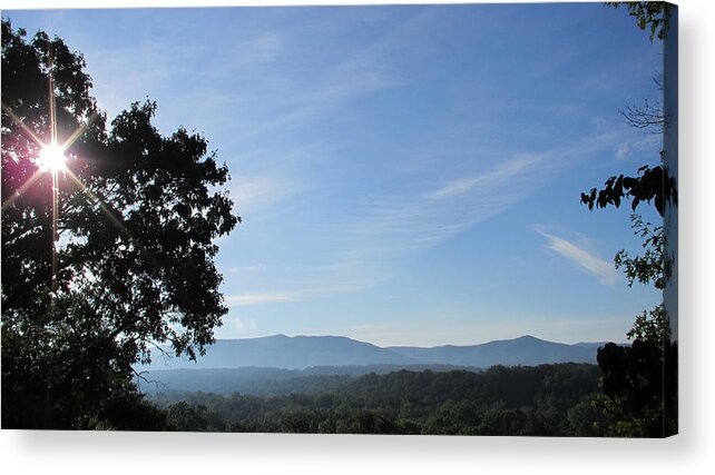 Shenandoah Valley Acrylic Print featuring the photograph Shenandoah Valley by Denise Hoff
