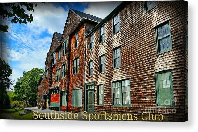 Southside Sportsmens Club Acrylic Print featuring the photograph Southside Sportsmens Club Photo by Stacie Siemsen