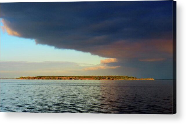 Cape Vincent Acrylic Print featuring the photograph Storm Coming by Dennis McCarthy