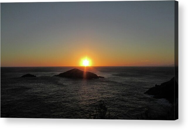 Sunset Acrylic Print featuring the photograph Sun Rays by Cesar Vieira