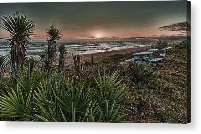 Sunrise Acrylic Print featuring the photograph Sunrise Picnic by Dillon Kalkhurst