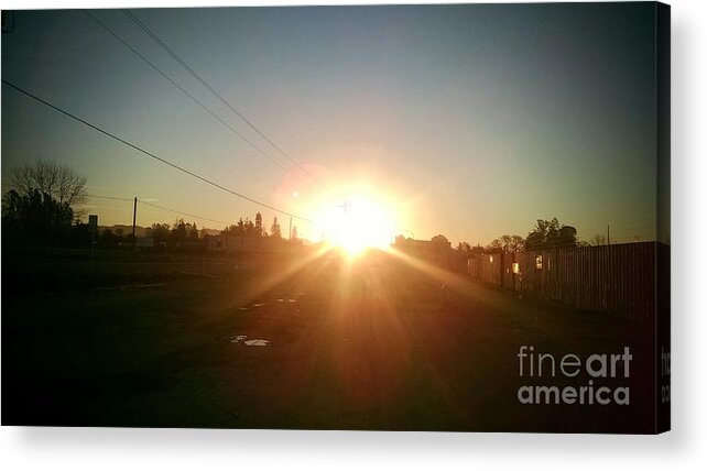 Sunrise Acrylic Print featuring the photograph Sunrise by Steven Wills