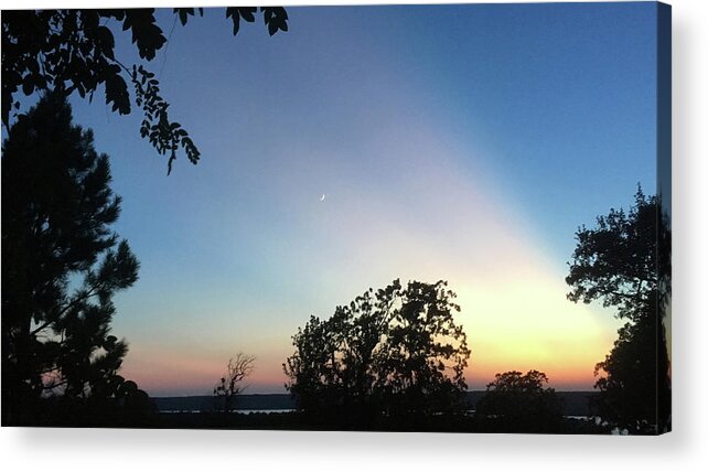 Sunset Acrylic Print featuring the photograph Sunset in Paradise by Susan Grunin