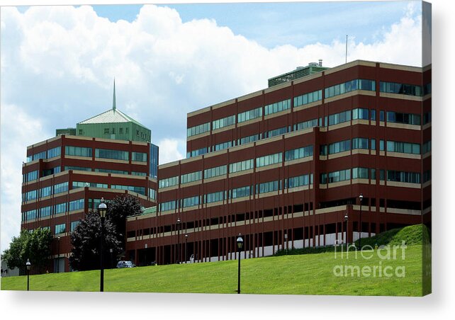 Orange County Acrylic Print featuring the photograph SUNY Orange Newburgh Campus by DazzleMe Photography