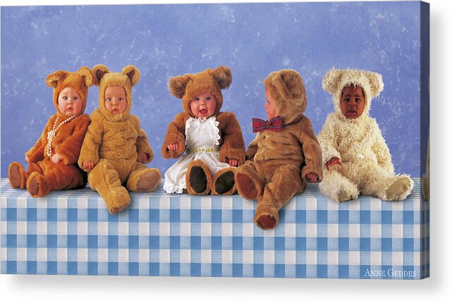 Picnic Acrylic Print featuring the photograph Teddy Bears Picnic by Anne Geddes