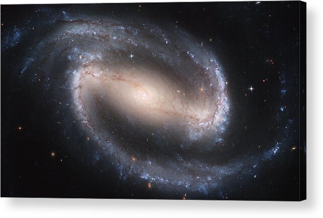 Ngc Acrylic Print featuring the photograph The Beautiful Barred Spiral Galaxy NGC 1300 by Eric Glaser