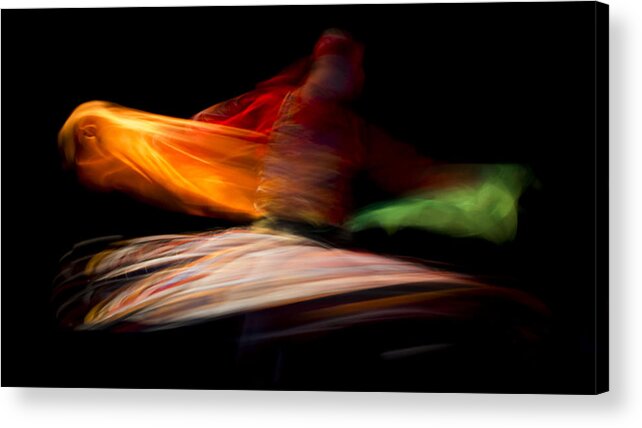 Tanoura Acrylic Print featuring the photograph The Mirror Of Soul by Mahmoud Fayed