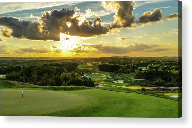 Golf Acrylic Print featuring the photograph The Ninth Hole II by David Hart