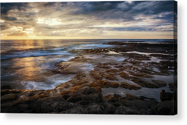 Hawaii Acrylic Print featuring the photograph The Tranquil Seas by Susan Rissi Tregoning