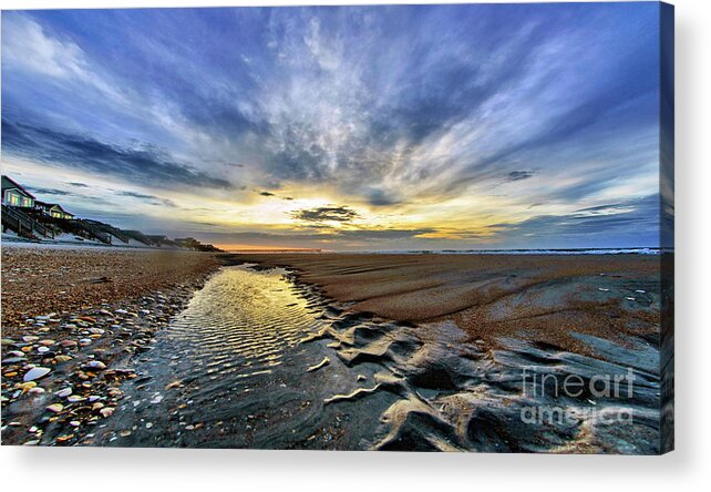 Sunrise Acrylic Print featuring the photograph Tides by DJA Images