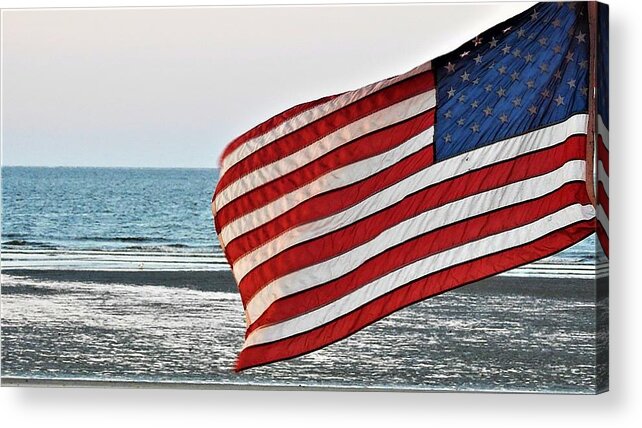 United States Of America Acrylic Print featuring the photograph To Shining Sea by Jan Gelders