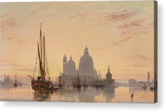 19th Century Art Acrylic Print featuring the painting Venice, 1851 by Edward William Cooke