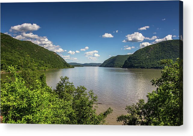 Hudson Valley Acrylic Print featuring the photograph View From Bannerman Island by John Morzen