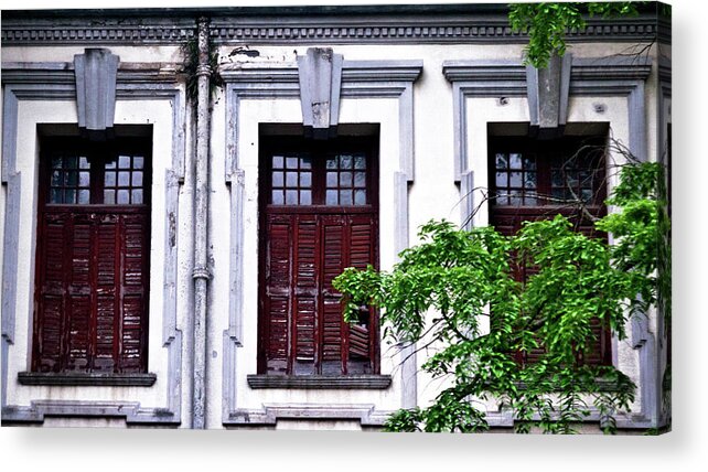Windows Acrylic Print featuring the photograph Windows by George Taylor