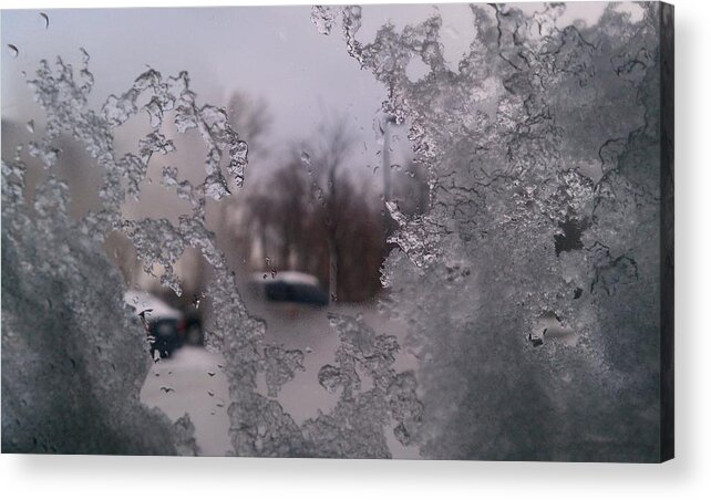 Winter Acrylic Print featuring the photograph Winter View by Christina Zizzo