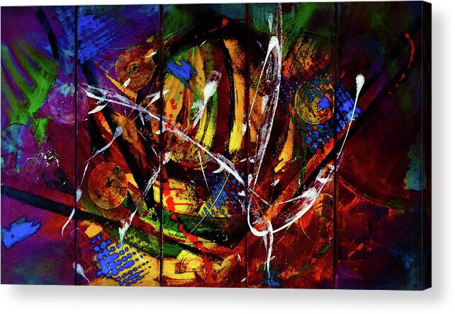 Yeah Acrylic Print featuring the painting Yeah by Lisa Kaiser