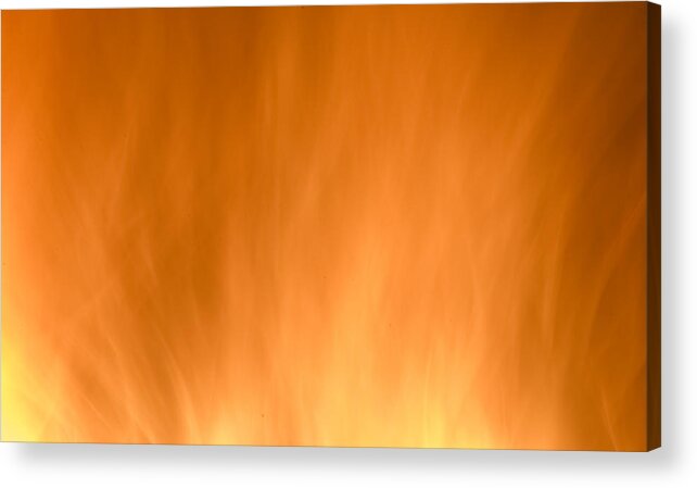 Fire Background Acrylic Print featuring the photograph Yellow Fire background by Michalakis Ppalis