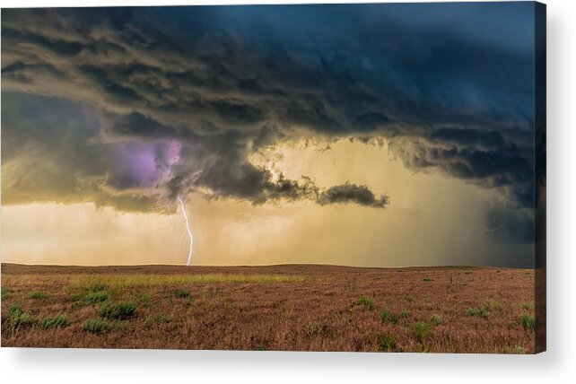 Storm Acrylic Print featuring the photograph The Storm #1 by Jun Zuo