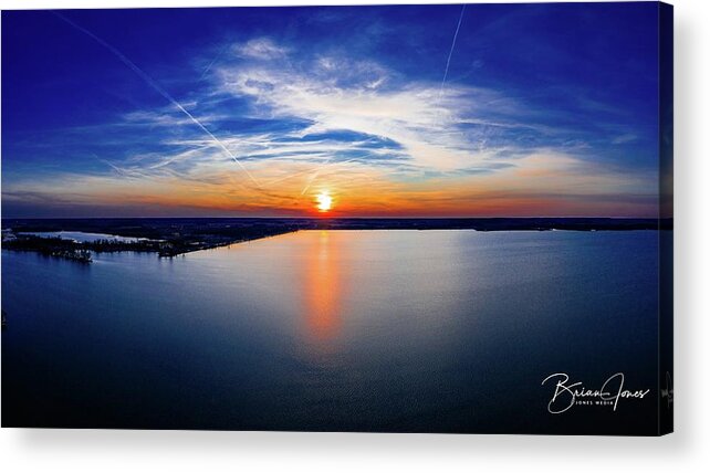  Acrylic Print featuring the photograph Lake Sunset #17 by Brian Jones