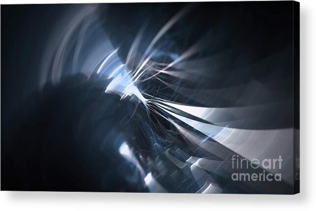 Blue Acrylic Print featuring the photograph New Technology #29 by Sakkmesterke/science Photo Library