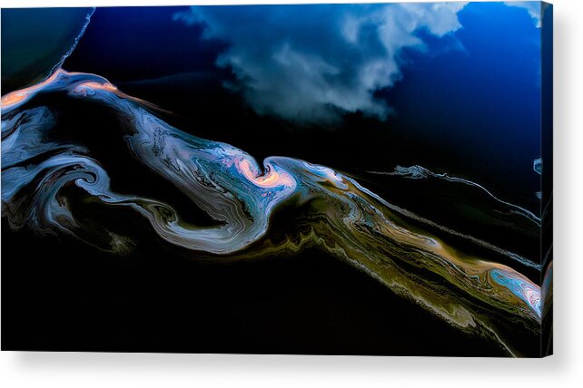 Clouds Acrylic Print featuring the photograph Between Heaven And Earth Water And Cloud by Phillip Chang