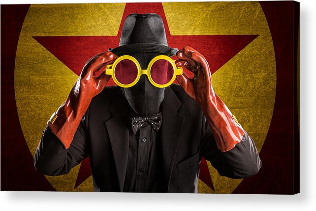 Red Acrylic Print featuring the photograph Big Brother by Petri Damstn