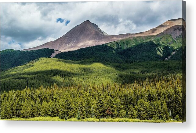 Scenics Acrylic Print featuring the photograph Canadian Rockies by Josiane St Pierre