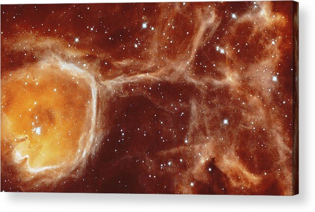 Outdoors Acrylic Print featuring the photograph Celestial Geode, View From Satellite by Stocktrek