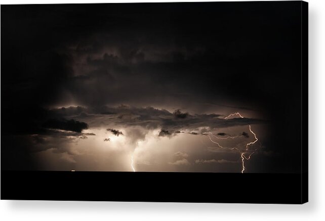Night Acrylic Print featuring the photograph Close... by Niels Christian Wulff