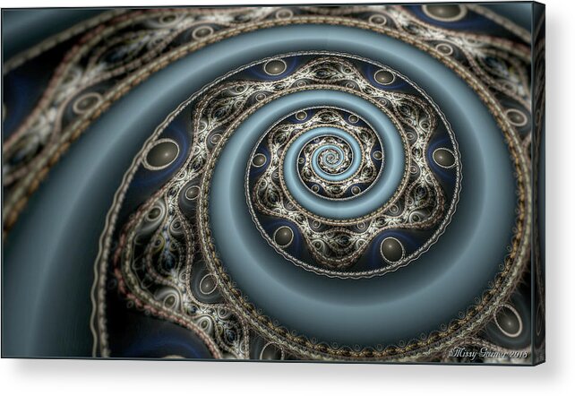  Acrylic Print featuring the digital art Exodus by Missy Gainer