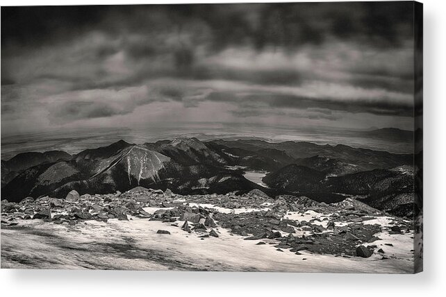 Colorado Acrylic Print featuring the photograph From The Top by Robert Fawcett