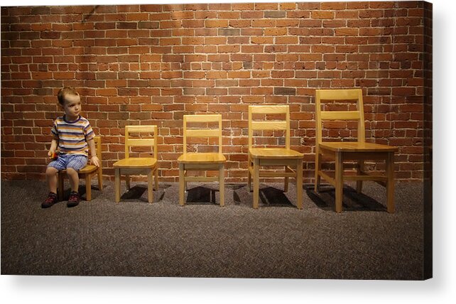Chairs Acrylic Print featuring the photograph His Whole Life Ahead Of Him by Paco Palazon