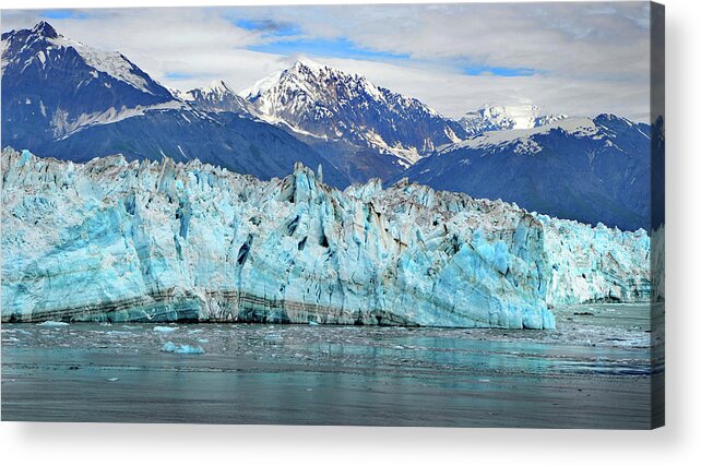 Hubbard Glacier Acrylic Print featuring the photograph Hubbard Glacier Alaska by Marilyn MacCrakin