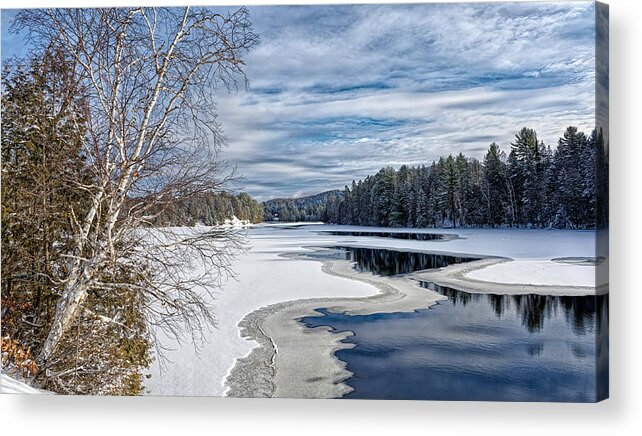 River Acrylic Print featuring the photograph I Wiish I Had A River by Lucie Gagnon