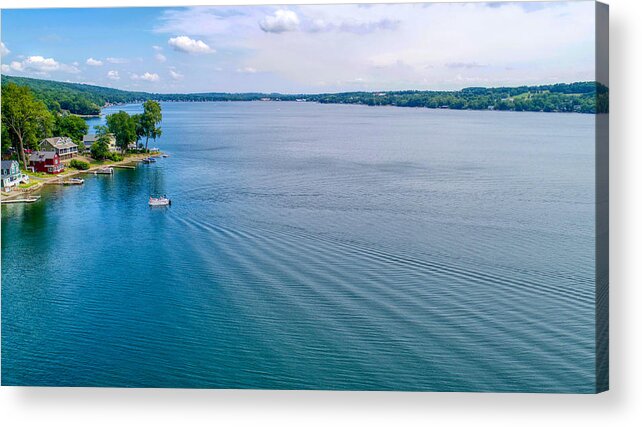 Finger Lakes Acrylic Print featuring the photograph Keuka Days by Anthony Giammarino