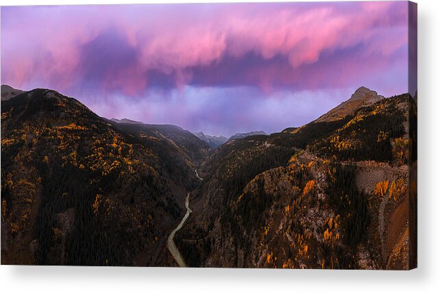 Storm Acrylic Print featuring the photograph Last Storm by John Fan