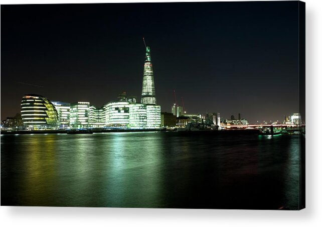Corporate Business Acrylic Print featuring the photograph London Skyline by Majaiva