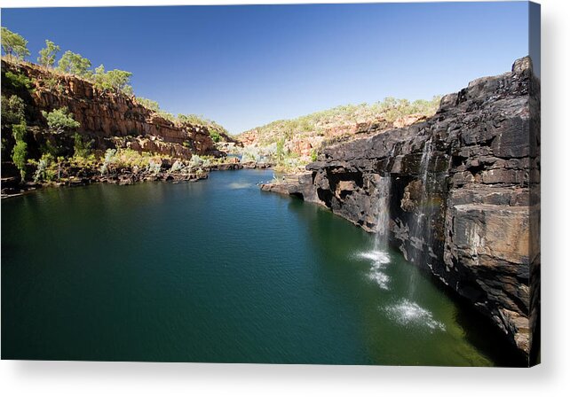 Southern Hemisphere Acrylic Print featuring the photograph Manning Gorge by Samvaltenbergs