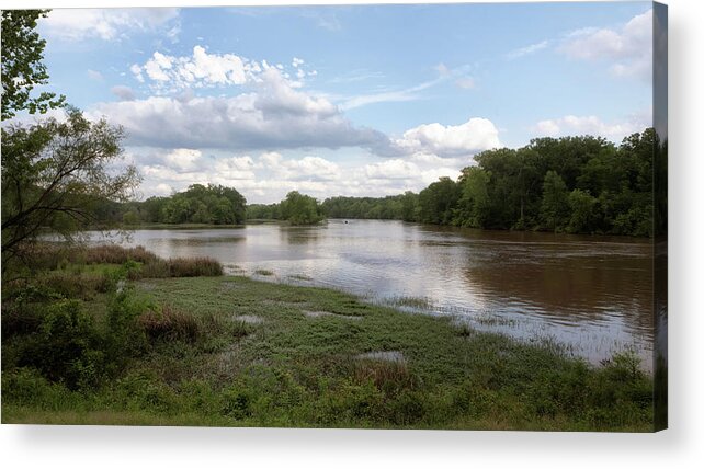 River Acrylic Print featuring the photograph River Bend by Susan Rissi Tregoning