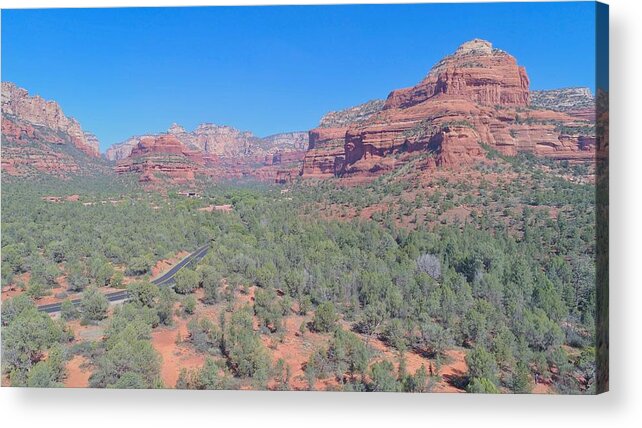 Sedona Acrylic Print featuring the photograph S E D O N A by Anthony Giammarino