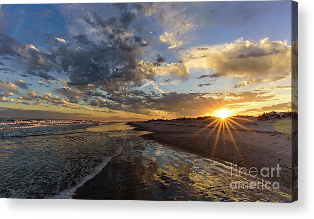 Sunset Acrylic Print featuring the photograph Star Point by DJA Images