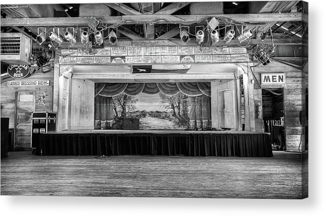 Gruene Acrylic Print featuring the photograph Texas Two Steppin At Gruene Hall #2 by Stephen Stookey