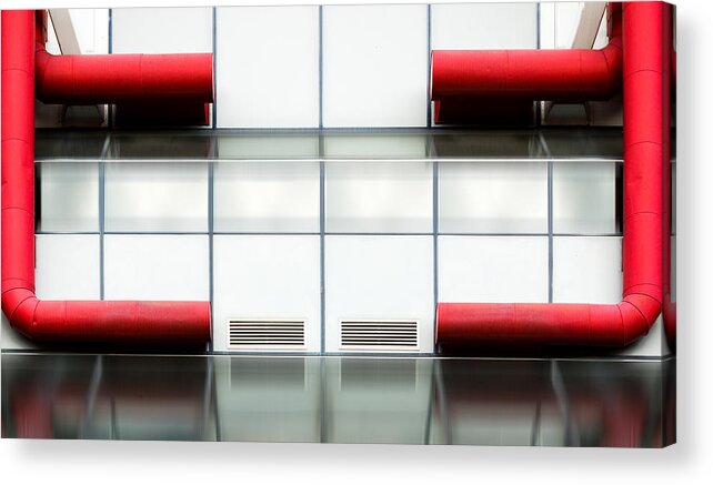 Pipe Acrylic Print featuring the photograph The Colors Of Psv. by Greetje Van Son